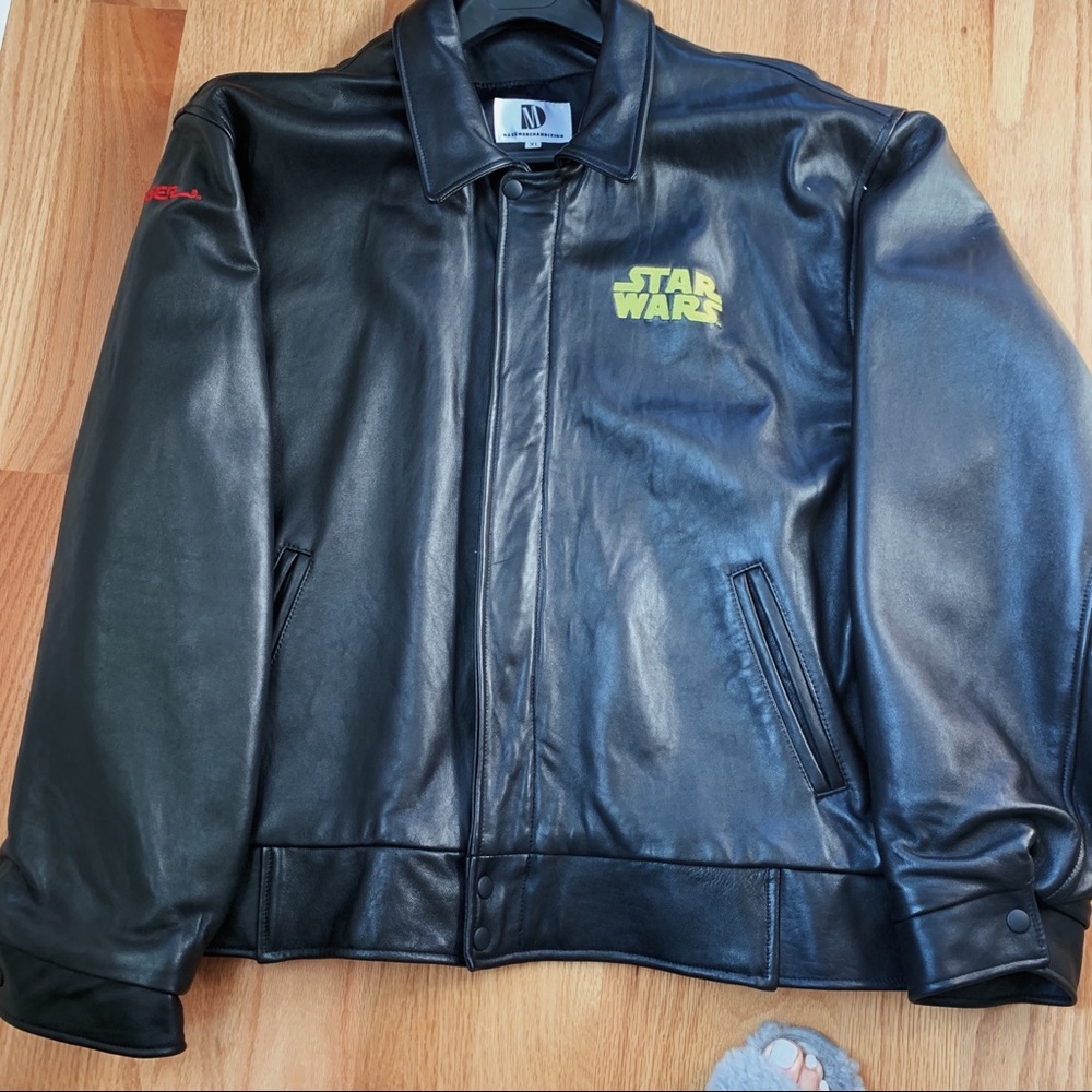 Vintage 1999 Star Wars Jeff Hamilton Leather Jacket - NWOT - Picture 10 of 10